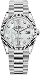てん3 Rolex Day-Date 36 watch: platinum - m128396tbr-0003