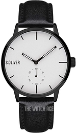 s.Oliver Men's Watch Wristwatch Leather 2035442
