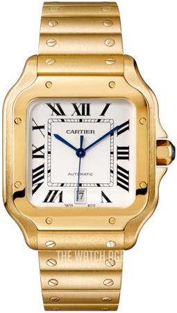 santos de cartier yellow gold