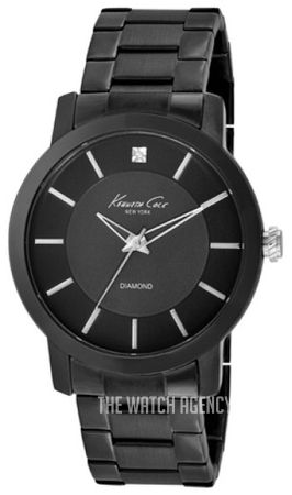 kenneth cole black diamond watch