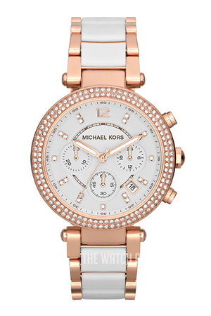 michael kors parker watch white