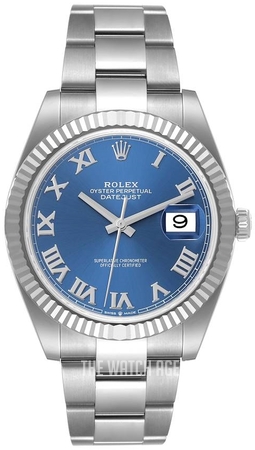 rolex 126334 blue roman