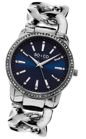 So & co new york men's mesh chronograph watch online