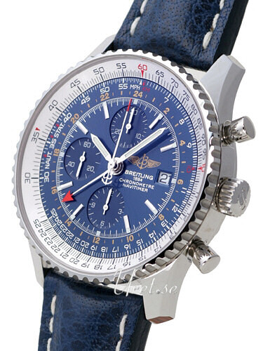 breitling navitimer world 46mm blue dial