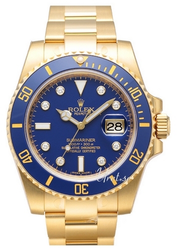 rolex submariner gold diamond
