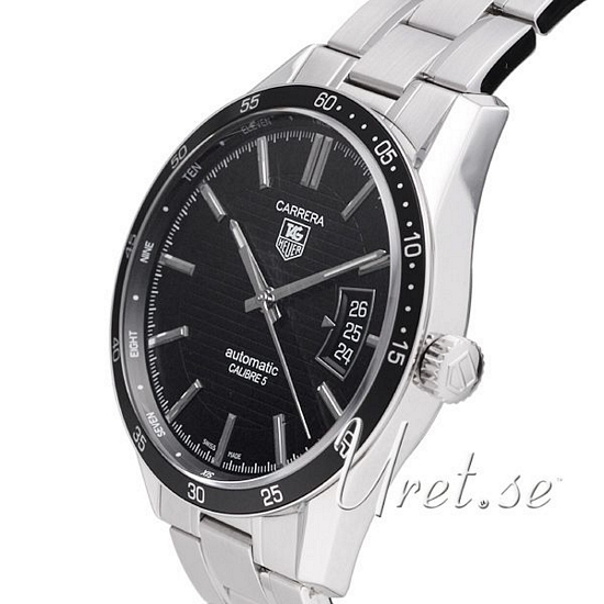 Carrera Calibre 5 Automatic Black Steel 39 mm ref. WV211M.BA0787