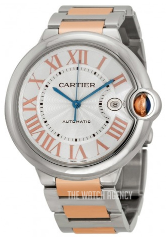 cartier ballon bleu 42mm two tone