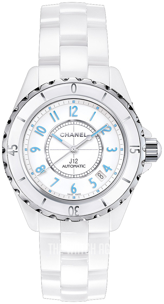 Chanel J12 H1008 White Ceramic Chronograph 41mm Automatic Date