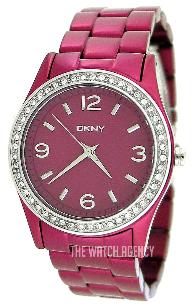 pink dkny watch