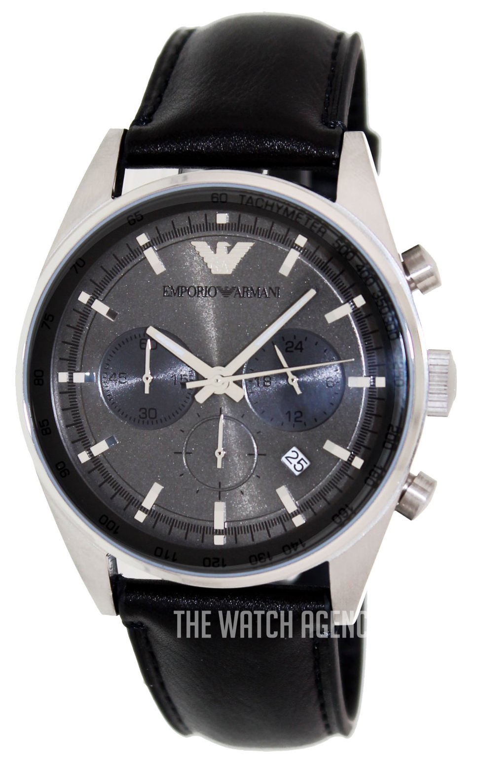 emporio armani silver coloured