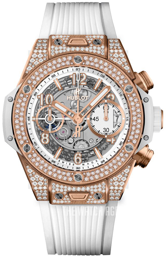 Hublot Big Bang, Gold White Diamonds, 38 mm, Ref#361.PE.2010.RW.1104