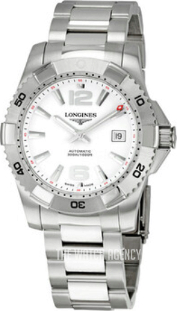 Longines hydroconquest white new arrivals