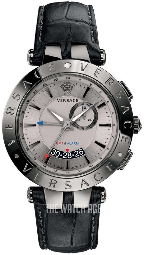 VERSACE V-Race GMT Black hotsell Dial