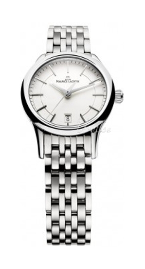 Les Classiques Ladies Date Silver colored Steel 28 mm ref. LC1113 SS002 130