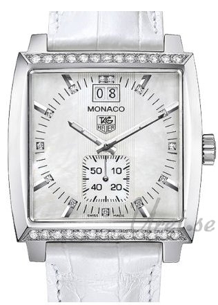 WAW1313.FC6247 TAG Heuer Monaco Grande Date Diamond Dial And Case