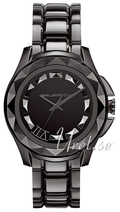 Karl Lagerfeld Dark Gray KL-1003 Unisex Watch Karl Lagerfeld KL1003 002 MATTE BLACK 53-16-140 ITALY MADE  main image 3