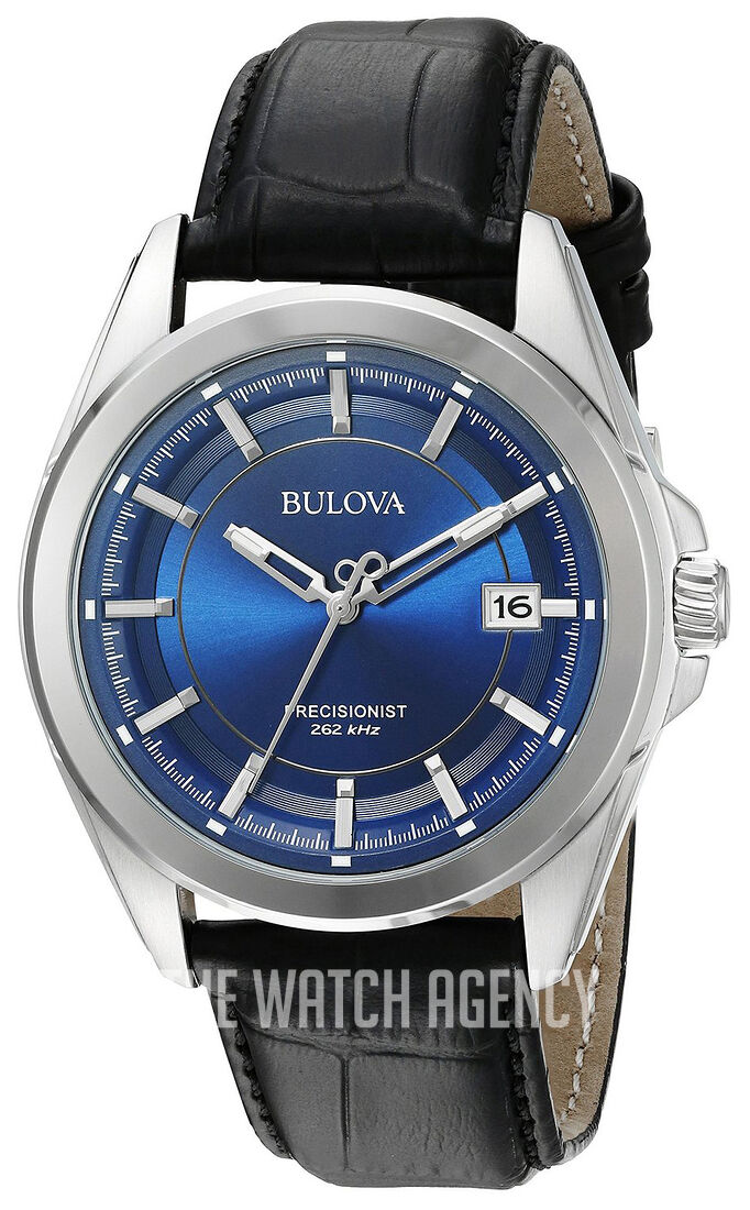 Bulova Precisionist Blue/Leather Ø42 mm