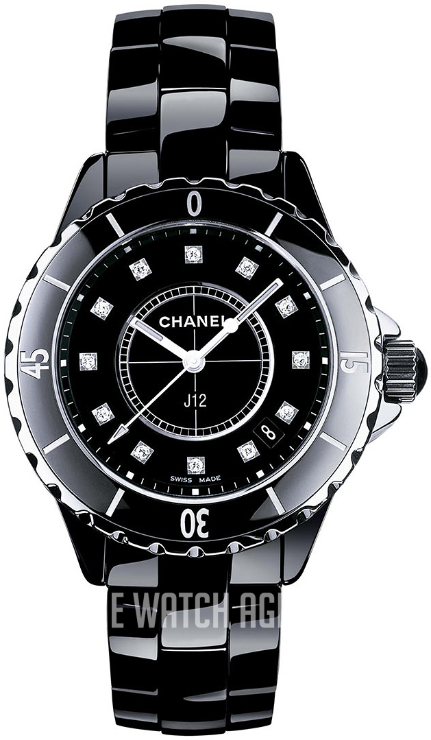 アリスです。完品CHANEL時計 J12 12Pブラック H1625 H1625 Chanel J12 | TheWatchAgency.com