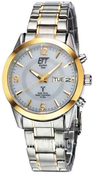 ETT Eco Tech Time Orologio Radio Controllato Atacama - Analogico-Digitale, Solare, 40mm, 5 ATM, EGS-11471-11M - 4