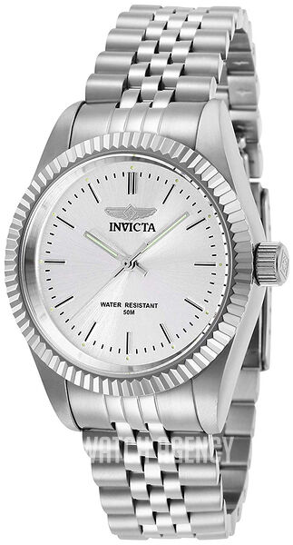 Invicta Silver colored/Steel Ø43 mm