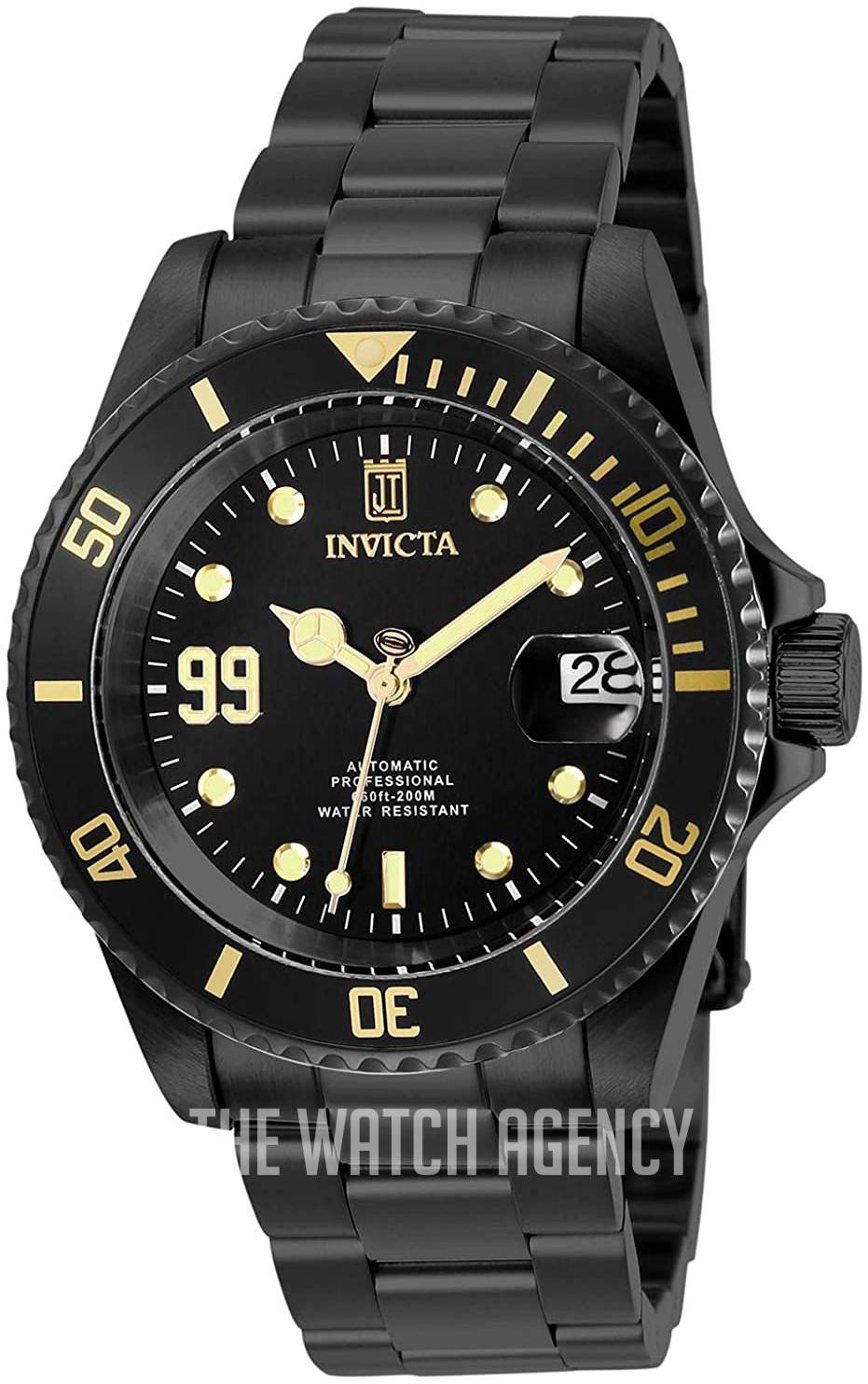 新品プレミア品☆最高級INVICTA Jason Taylor 23611 ゴールド&ブラック インビクタ☆定価25万円☆腕時計 ウォッチ クロノグラフ