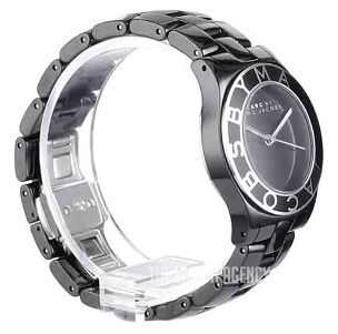 Marc by Marc Jacobs mbm8565 New Marc Jacobs Black Acrylic Swarovski Crystal Logo Rivera  main image 3