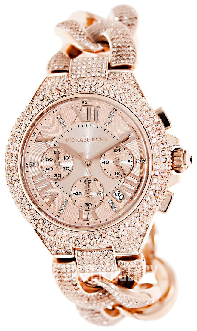 Michael Kors MK 3196 Glitz Camille Watch with Crystals Rose Gold Michael Kors Ladies Watch Camille MK6992 | Watches Prime main image 4