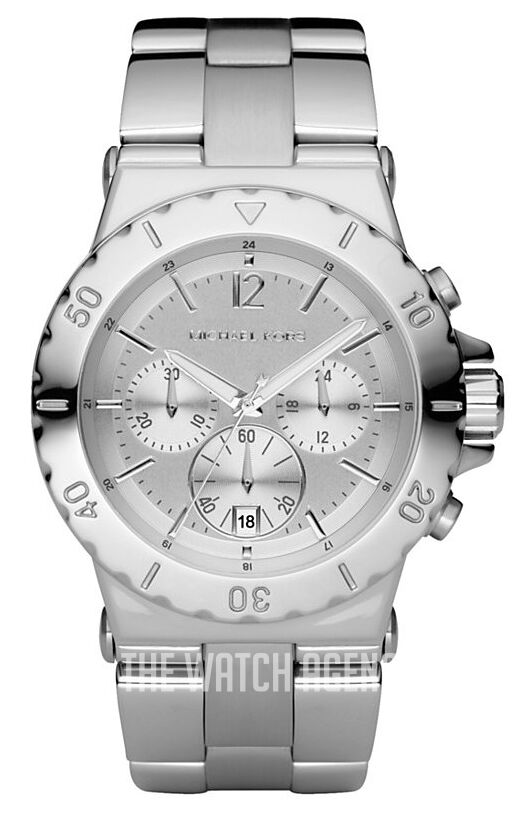 Michael Kors Unisex MK5312 Silver Stainless-Steel Quartz Chronograph Watch Michael Kors MK5312 Bel Aire Chronograph Silver Women main image 3