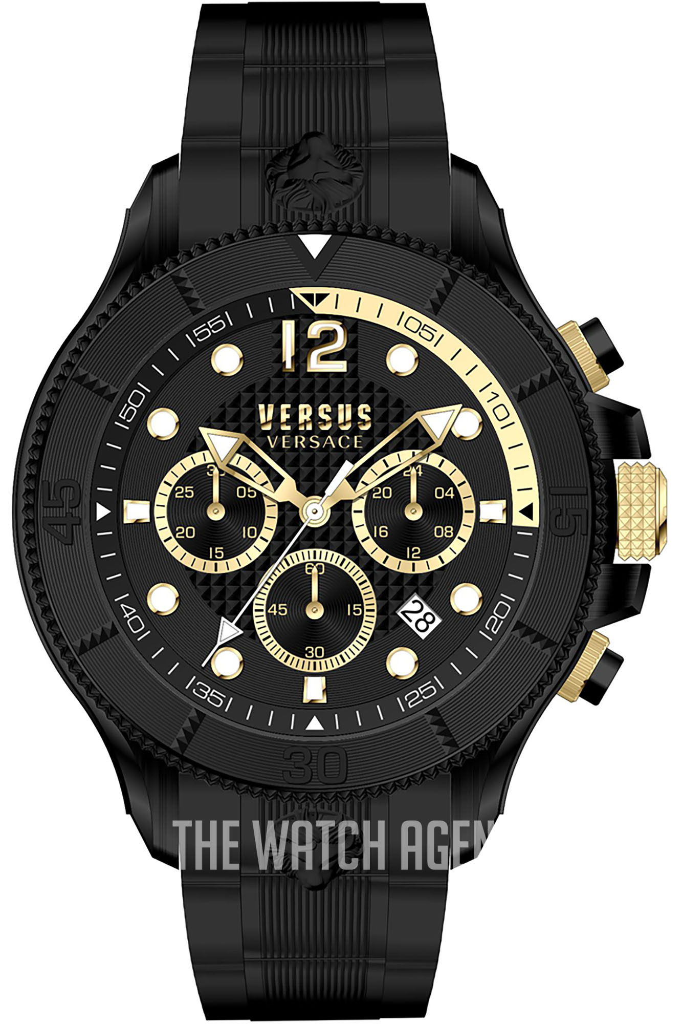 VERSACE ブラックレギンス 14A　164センチ。未使用保管品。 VSPVV1421 Versus by Versace Classic | TheWatchAgency.com